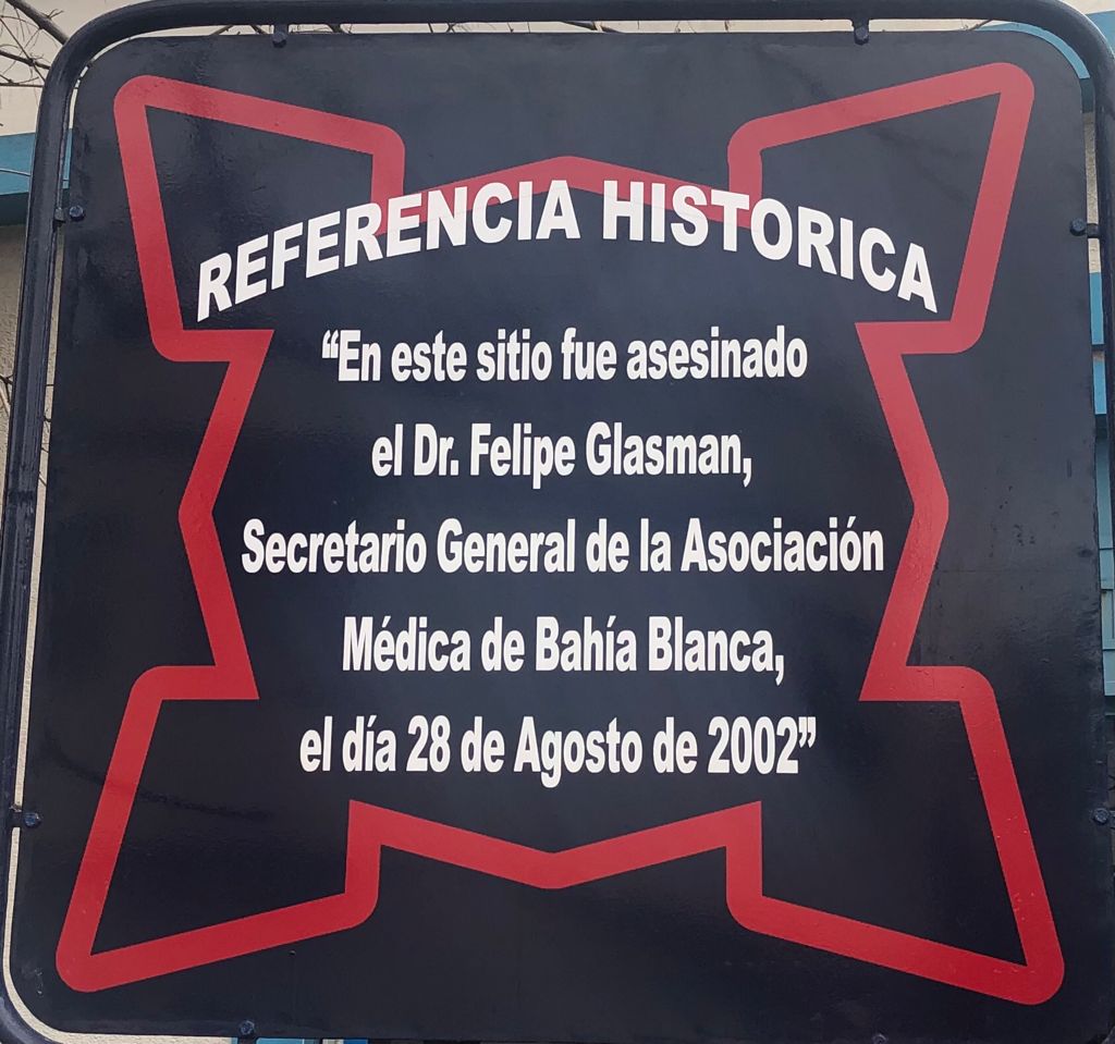 ANIVERSARIO DEL ASESINATO DEL DR. FELIPE GLASMAN Colegio de Médicos